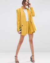 Thumbnail for your product : ASOS Double Breasted Soft Blazer in Mini Spot Jacquard