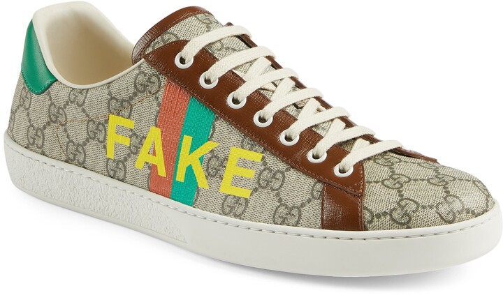 Gucci Ace Fake/Not Fake GG Supreme Sneaker - ShopStyle