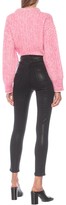 Thumbnail for your product : J Brand Leenah croc-effect skinny jeans