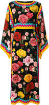 Dolce & Gabbana Rose Scarf print maxi dress