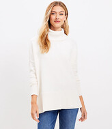 Thumbnail for your product : LOFT Petite Turtleneck Poncho Sweater
