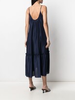 Thumbnail for your product : P.A.R.O.S.H. Draped Midi Silk Dress