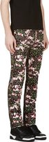 Thumbnail for your product : Givenchy Black Floral & Camo Print Jeans