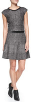 Thumbnail for your product : Rebecca Taylor Metallic Pleated Skirt