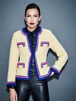 Thumbnail for your product : The Extreme Collection - Alpaca And Merino Wool Classic Tweed Jacket Mafalda Yellow