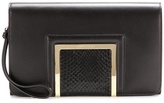 Thumbnail for your product : Jimmy Choo Alara Leather Clutch