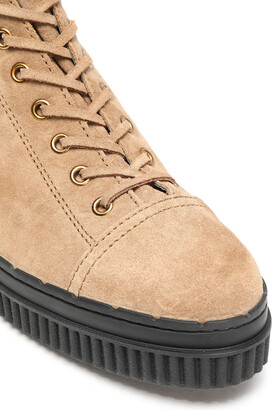 Tod's Suede Combat Boots