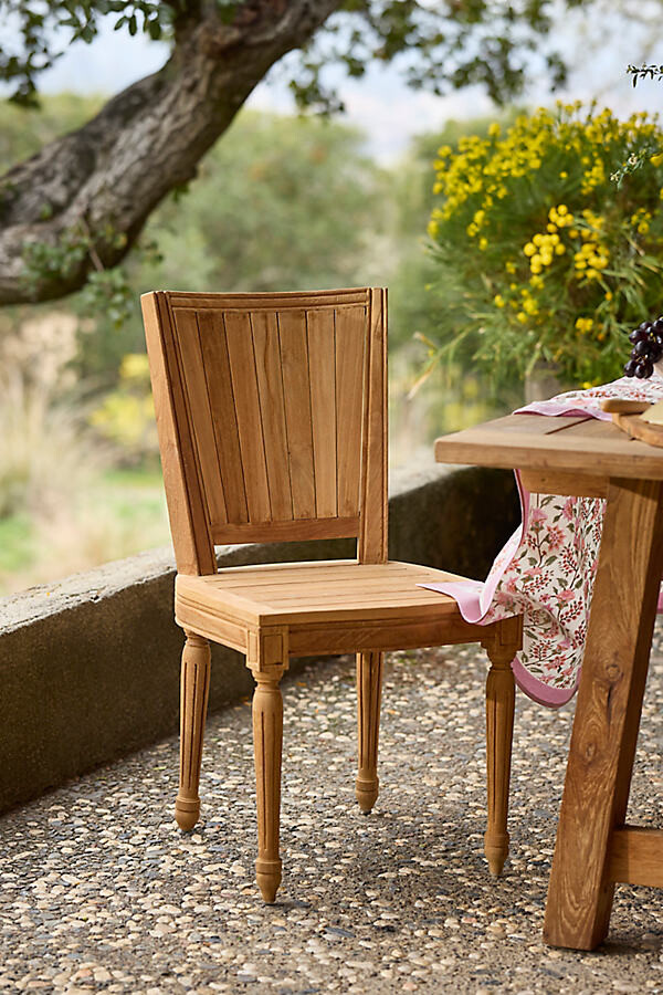 Palladio Square Back Reclaimed Teak Side Chairs