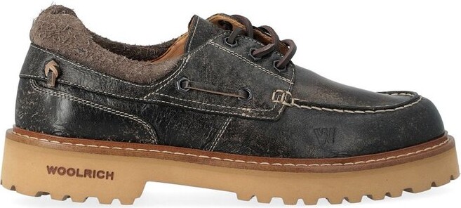 Woolrich Almond Toe Lace-Up Shoes
