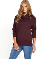 Thumbnail for your product : Savoir Roll Neck Marl Split Side Tunic