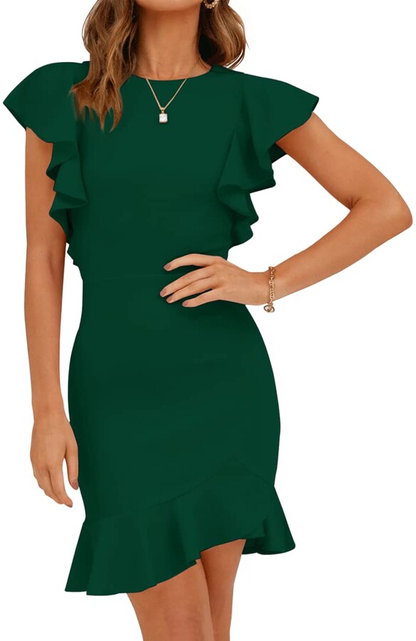 Royal Green Dress | Shop the world's largest collection of fashion 