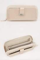 Thumbnail for your product : Yours Clothing YoursClothing Womens Purse With Glitter Card Holder Pouch Faux Leather Nude