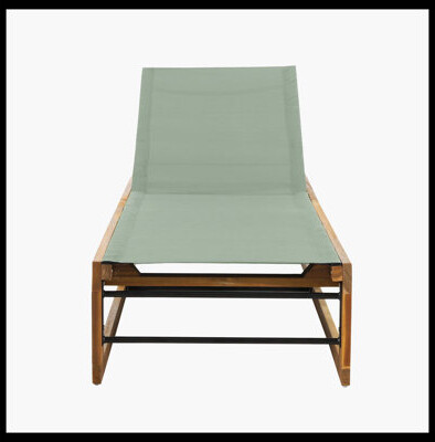 East Urban Home Outdoor Chaise Lounge Chair Durable All-Weather Recliner Plush Comfort For Patio & Poolside Sunbathing