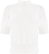 Thumbnail for your product : GOEN.J Lace Embroidered Crochet Top