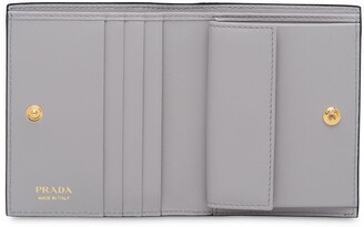 Prada Small Logo-Plaque Wallet