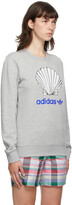 Thumbnail for your product : Noah Noah Grey adidas Edition Shell Logo Sweatshirt