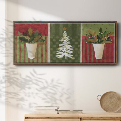 Wexford Home Holiday Greenery- Framed Canvas