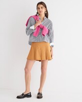 Thumbnail for your product : J.Crew Pleated chino mini skirt