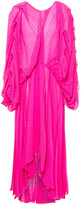 Thumbnail for your product : MSGM Pleated Georgette Midi Dress