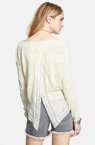 Thumbnail for your product : Free People 'Pebble Dash' Embroidered Trim Envelope Back Pullover