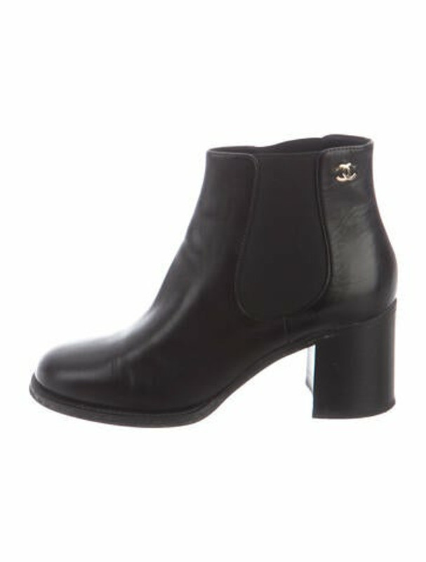 Chanel Interlocking Leather Boots - ShopStyle