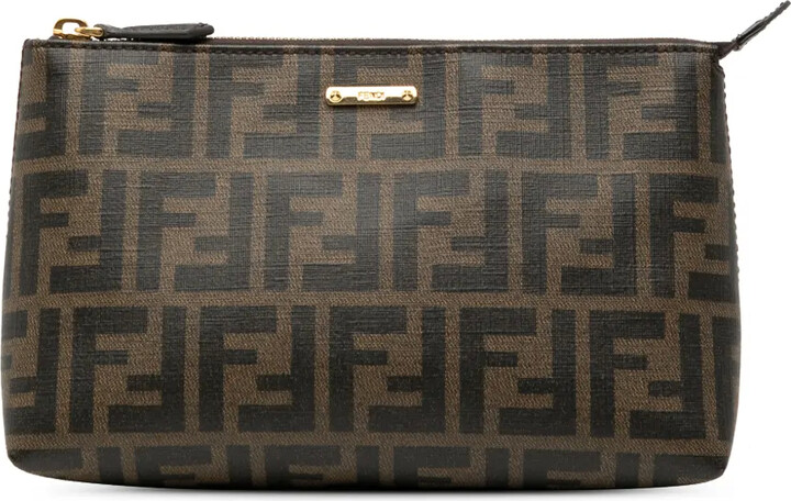 Fendi Pre-Owned 2010-2025 Zucca Coated Canvas pouch