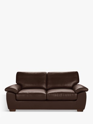 John Lewis & Partners Camden Large 3 Seater Leather Sofa