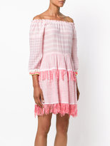 Thumbnail for your product : Lemlem off-shoulder tassel dress