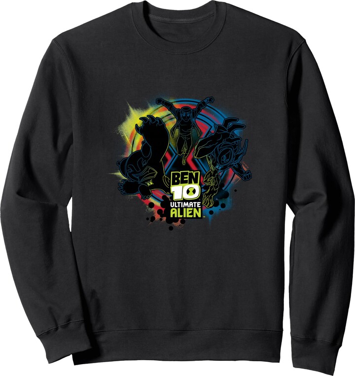 Ben 10 Ultimate Alien: Cosmic Destruction Alien Silhouettes Sweatshirt