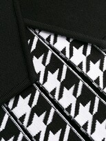 Thumbnail for your product : Balmain Houndstooth Pleated Mini Skirt