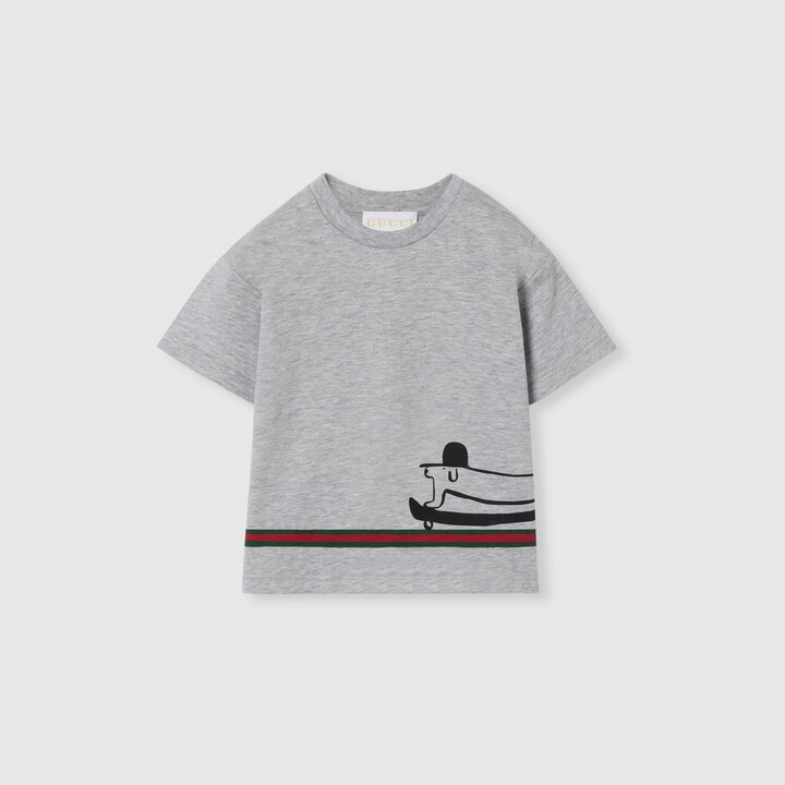 Gucci Baby cotton T-shirt with print