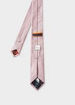 Thumbnail for your product : Men's Light Pink Pin-Dot Narrow Silk Tie