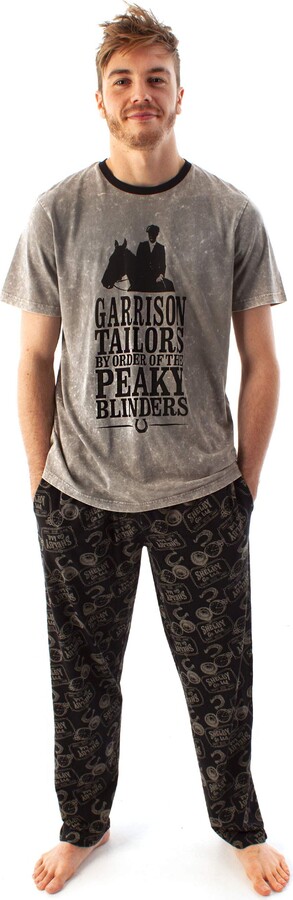 Grey Mens Peaky Blinders Pyjamas PEAKY BLINDERS Pyjamas For Men