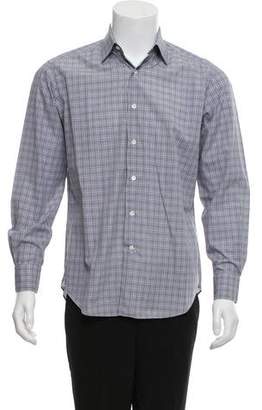 Lanvin Plaid Button-Up Shirt