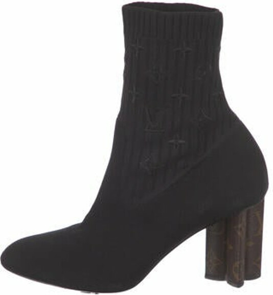 Louis Vuitton Monogram Sock Boots ShopStyle