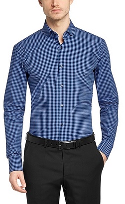 HUGO BOSS Regular-fit business shirt `Gorman` with extra-long sleeves