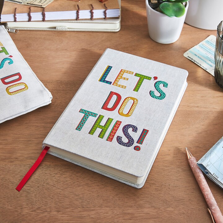 Dunelm Lets Do This A5 Journal MultiColoured ShopStyle Decor