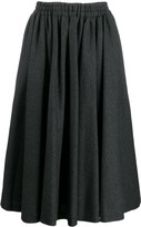 Thumbnail for your product : Valentino Pre-Owned 1990's Gathered Midi Skirt