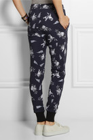 Thumbnail for your product : Markus Lupfer Cat Fight cotton-terry track pants