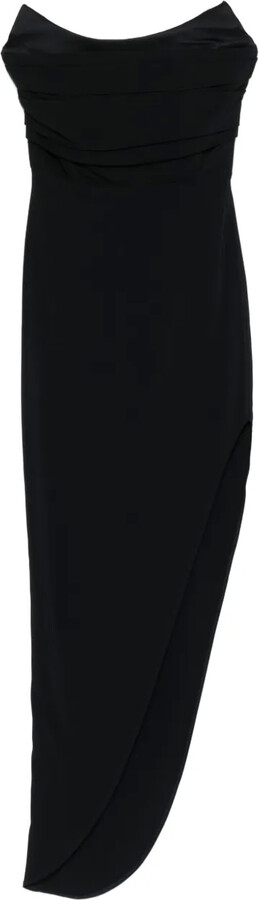 Amen Strapless Asymmetric Dress
