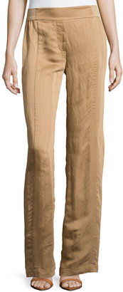 Donna Karan Pull-On, Wide-Leg Pants