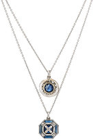 Thumbnail for your product : Renee Lewis Women's White Diamond & Sapphire Charm Two-Tier Necklace