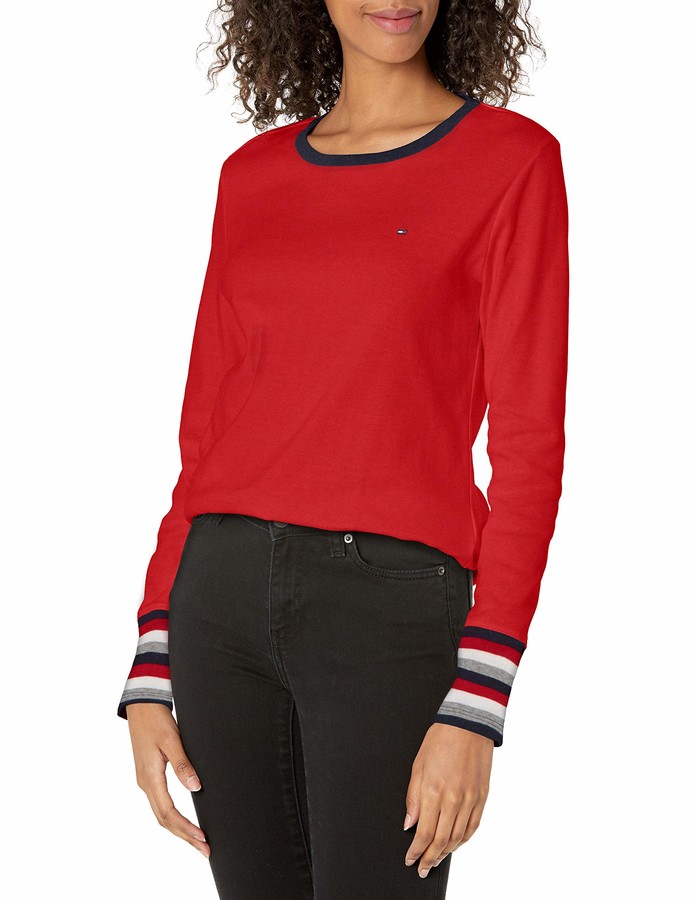 tommy hilfiger ladies long sleeve tops