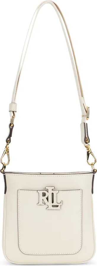 Lauren Ralph Lauren Cameryn Logo-Plaque Leather Cross Body Bag