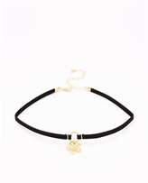 Thumbnail for your product : Very Flower Drop Choker Necklace - Black