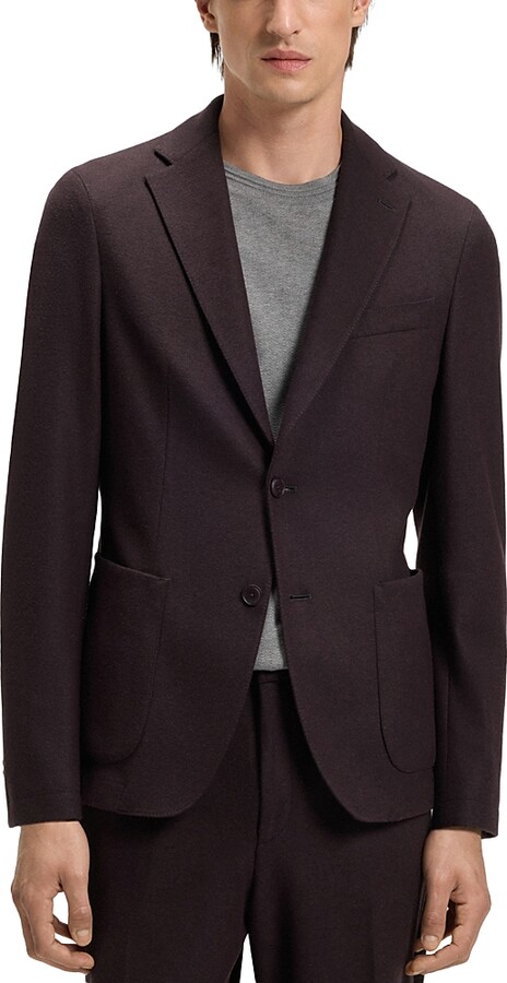 HUGO BOSS Hanry Slim Fit Tech Flannel Sportscoat