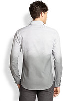 Thumbnail for your product : Saks Fifth Avenue Modern-Fit Ombré Striped Sportshirt