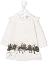 Thumbnail for your product : Moncler Kids graphic print long-sleeve dress