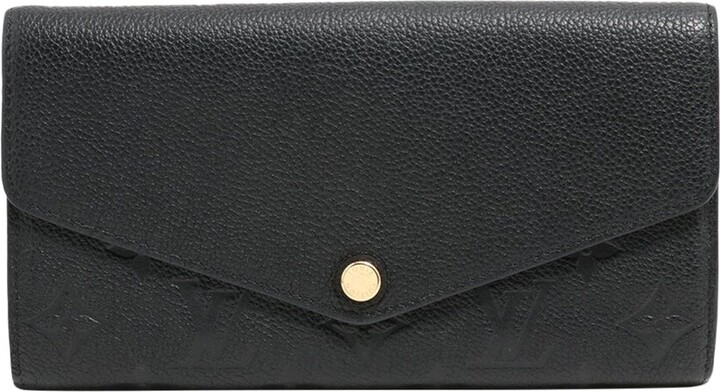 Louis Vuitton Noir Epi Leather Portefeuille Sara Wallet (Authentic