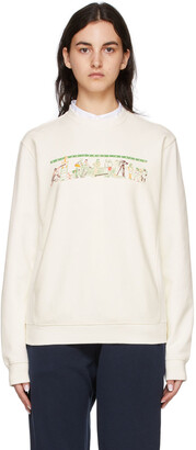 Palmes Off-White Organic Cotton Sweatshirt